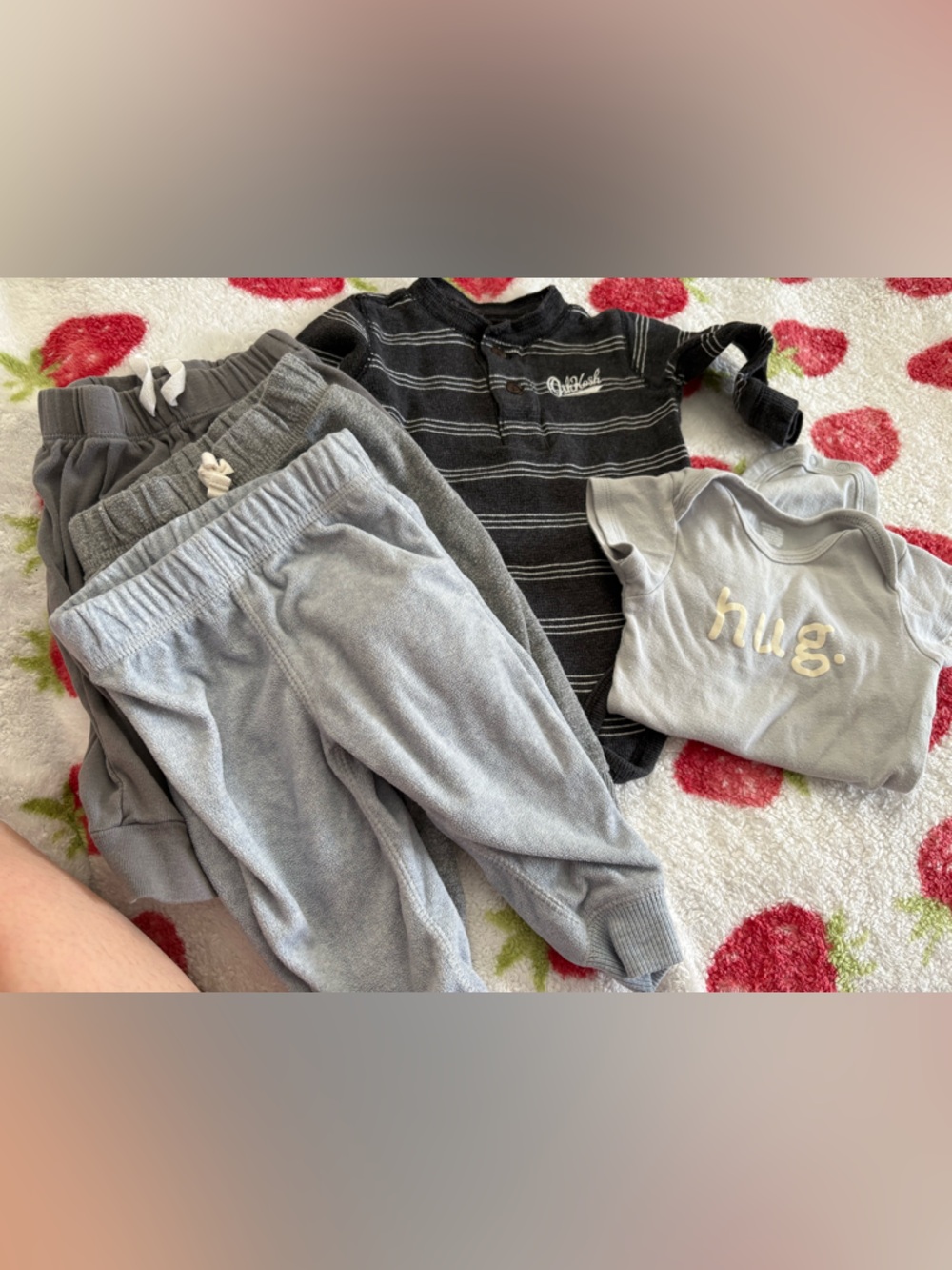 Carter's Gray Kids Jogger Pants Bundle - Light & Charcoal Grays